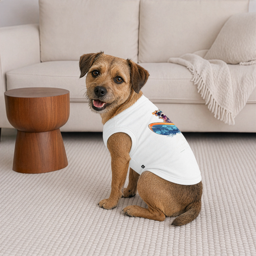 Premium Dog T-Shirt - white