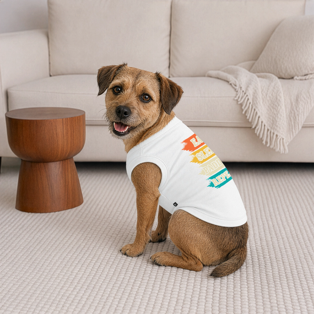Premium Dog T-Shirt - white