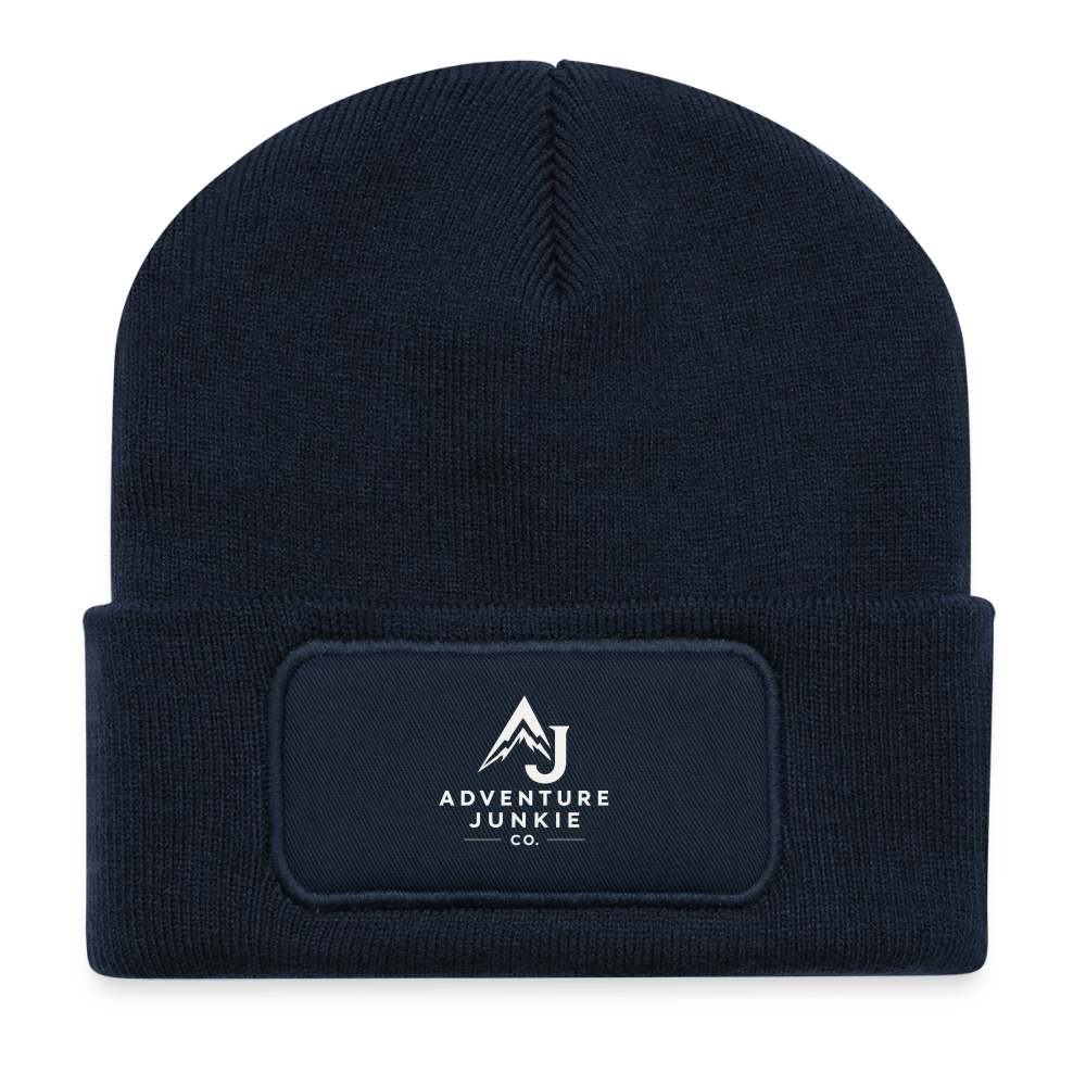 Recycled Patch Beanie - french navy