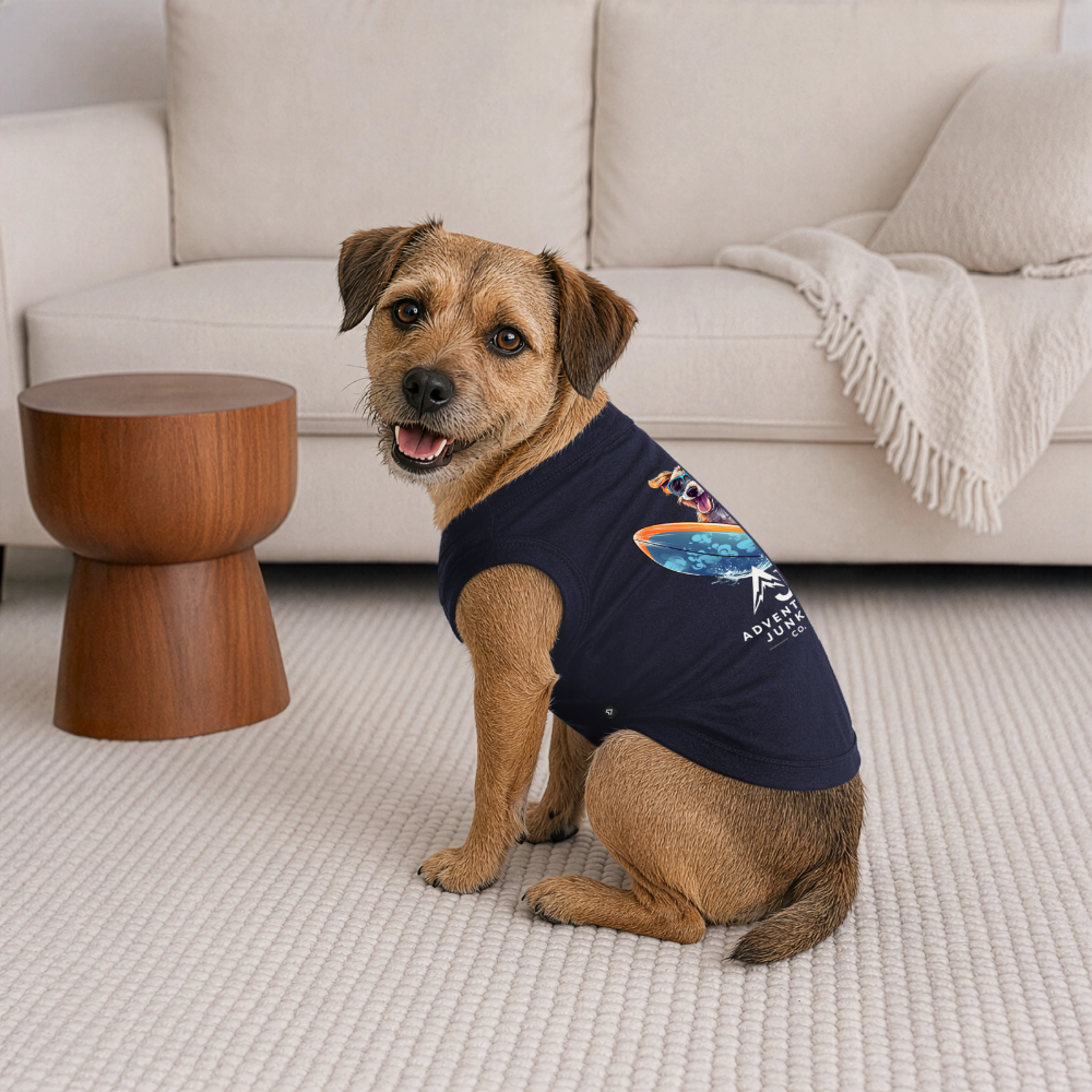 Premium Dog T-Shirt - navy