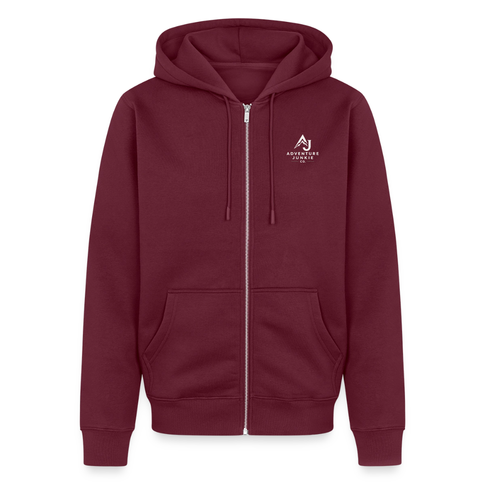 Premium Hooded Jacket - burgundy