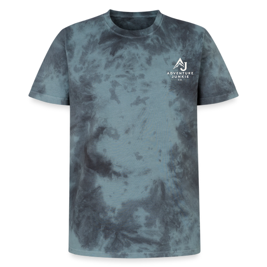 Premium Tie-Dye T-Shirt - Black/Blue