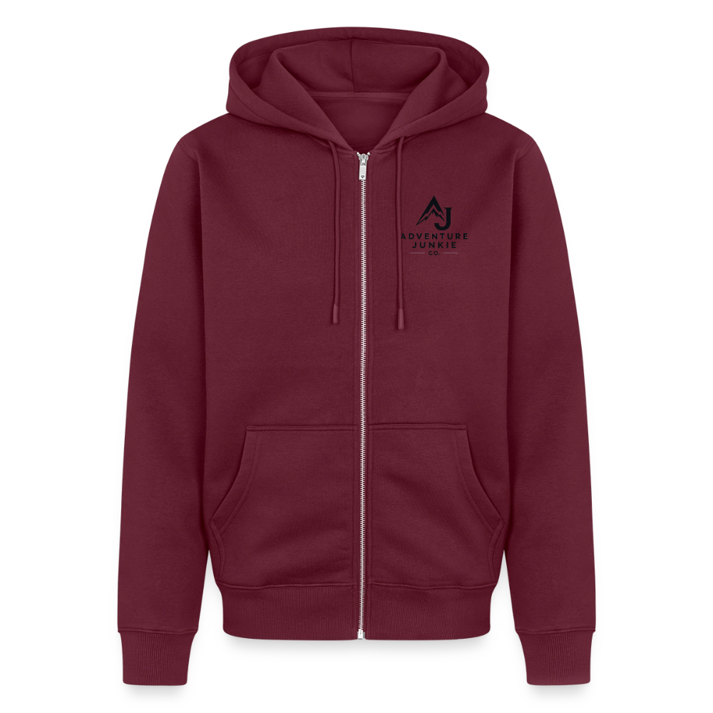 Premium Hooded Jacket - burgundy