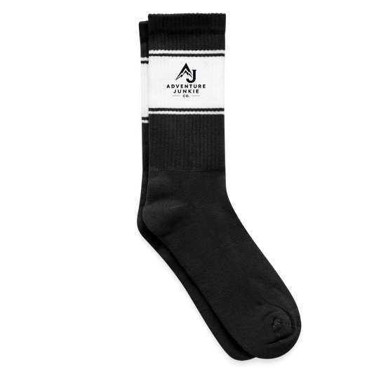 Coloured Tennis Socks - white/black