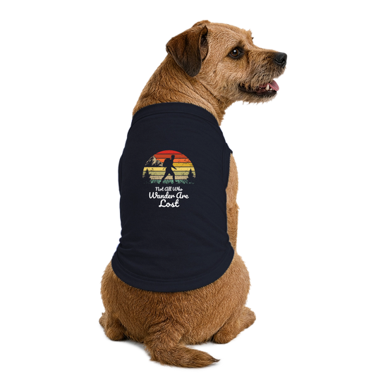 Premium  Dog T-Shirt - navy