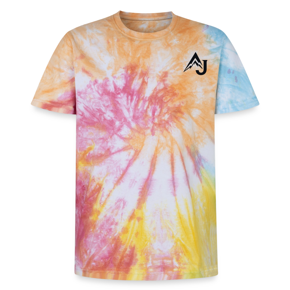Premium Tie-Dye T-Shirt - Rainbow Spiral