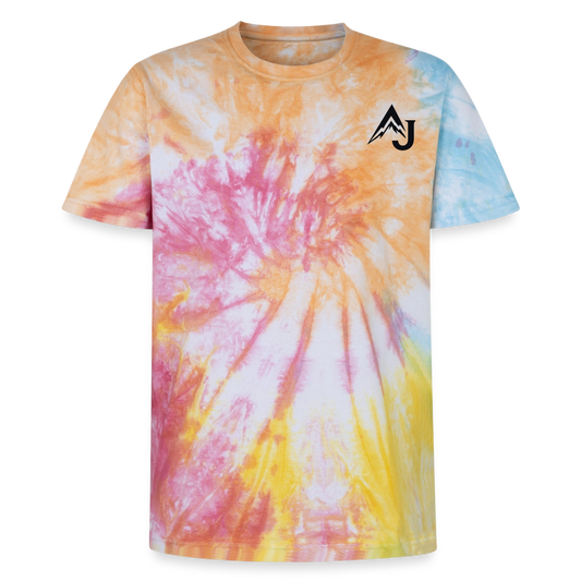 Premium Tie-Dye T-Shirt - Rainbow Spiral