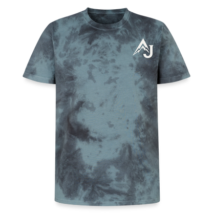 Premium Tie-Dye T-Shirt - Black/Blue