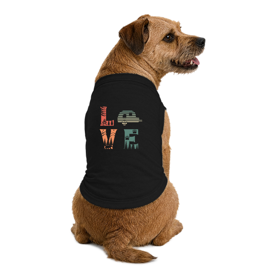 Premium  Dog T-Shirt - black