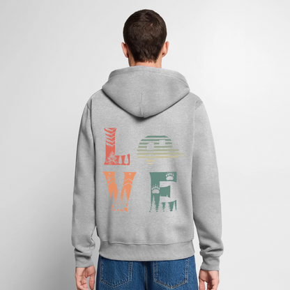 Premium Hooded Jacket - heather grey