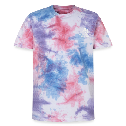 Premium Tie-Dye T-Shirt - Pink/Purple/Blue