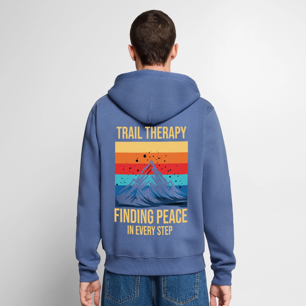 Premium Hooded Jacket - stone blue