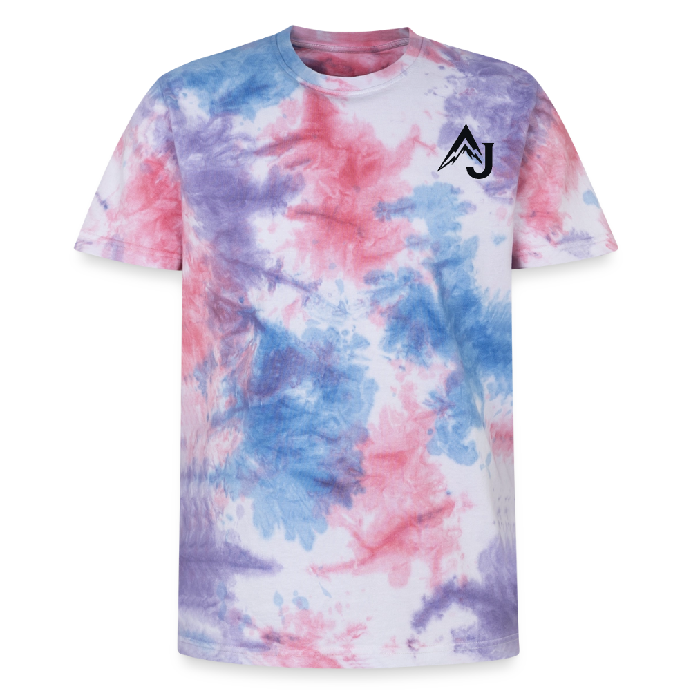 Premium Tie-Dye T-Shirt - Pink/Purple/Blue
