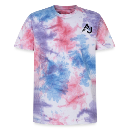 Premium Tie-Dye T-Shirt - Pink/Purple/Blue