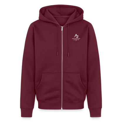 Premium Hooded Jacket - burgundy