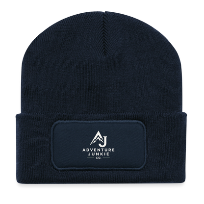 Recycled Patch Beanie - french navy