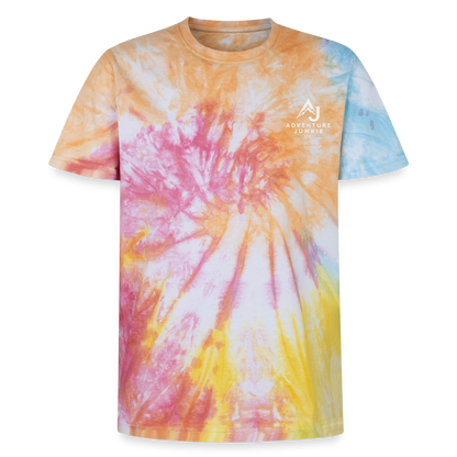Premium Tie-Dye T-Shirt - Rainbow Spiral
