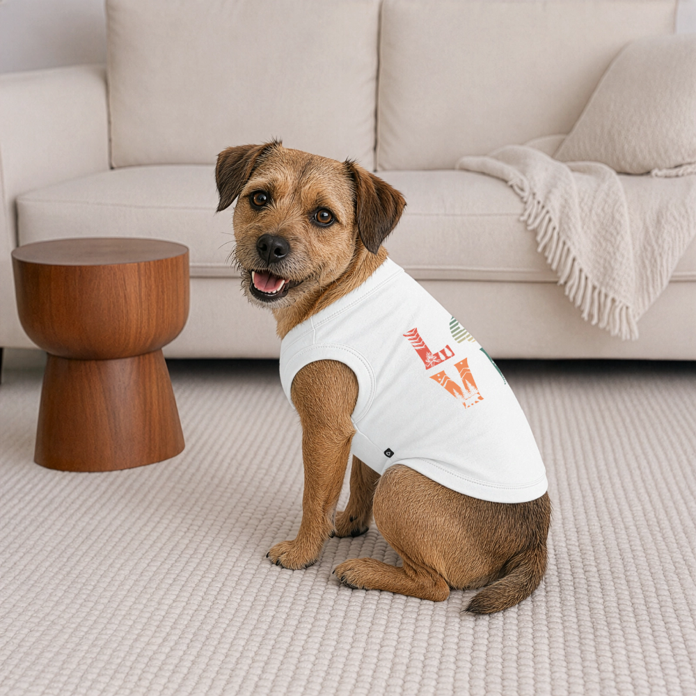 Premium  Dog T-Shirt - white