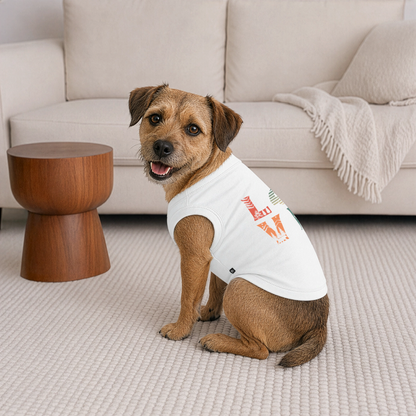 Premium  Dog T-Shirt - white