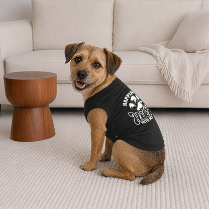 Premium Dog T-Shirt - black