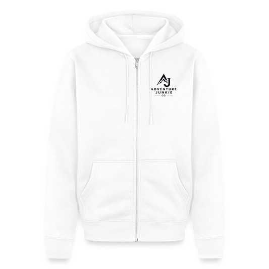 Premium Hooded Jacket - white