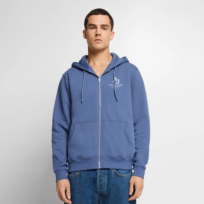 Premium Hooded Jacket - stone blue