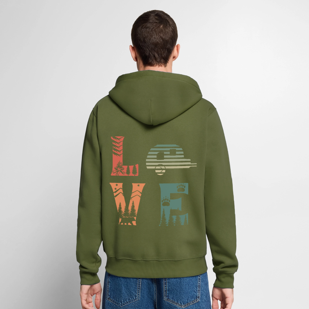 Premium Hooded Jacket - khaki