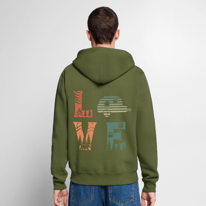 Premium Hooded Jacket - khaki