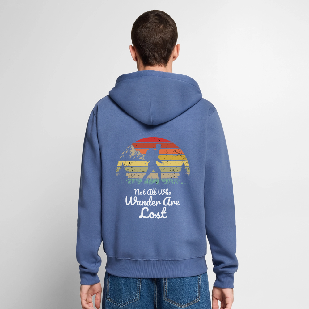 Premium Hooded Jacket - stone blue