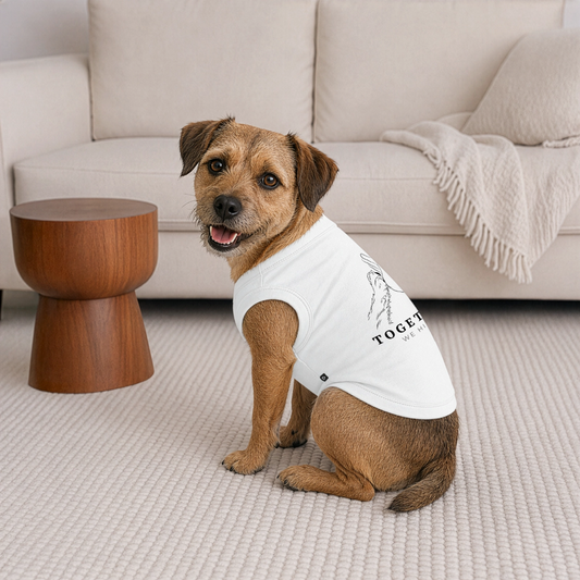Premium  Dog T-Shirt - white