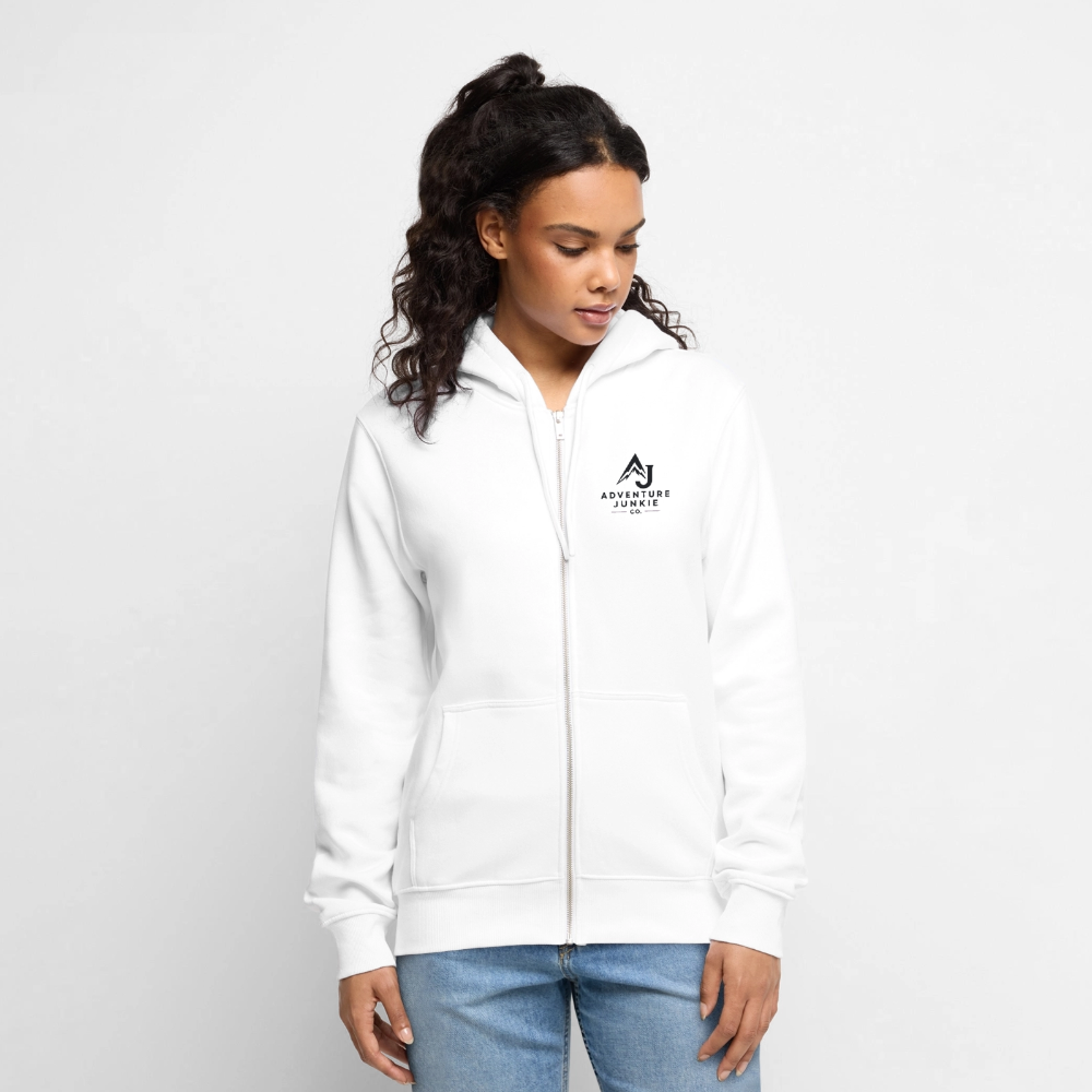 Premium Hooded Jacket - white