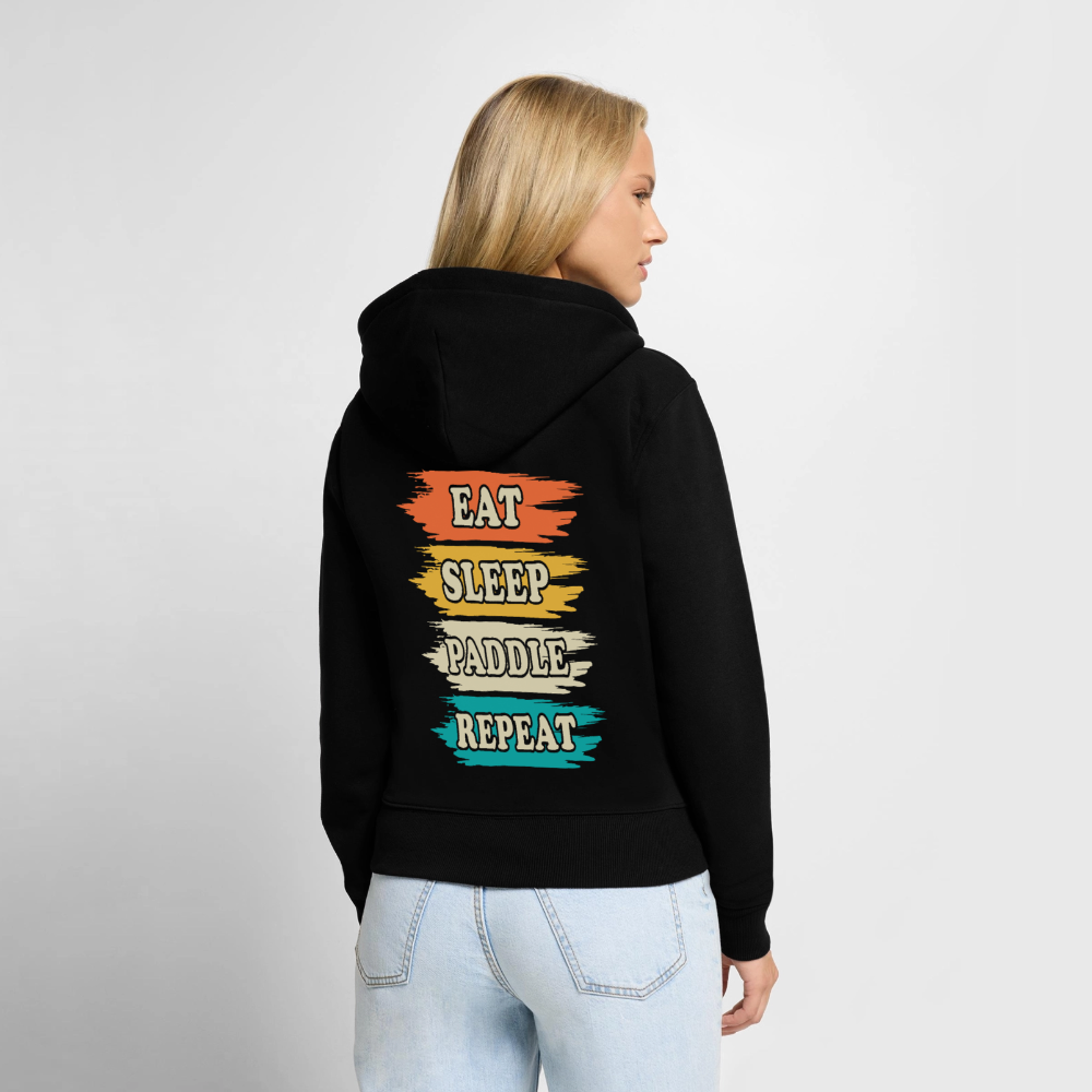 Women's Premium Hooded Jacket - black
