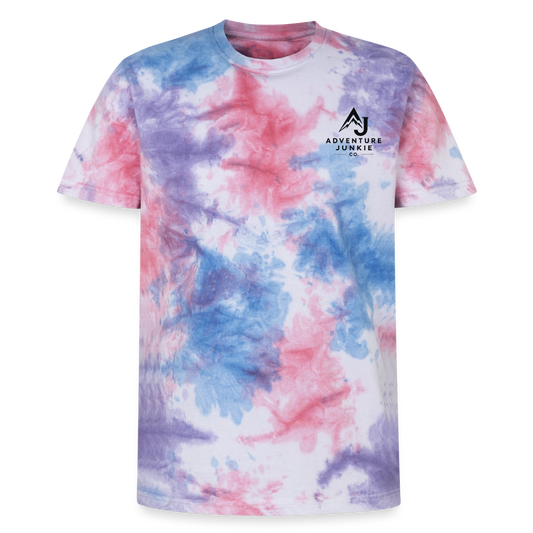 Premium Tie-Dye T-Shirt - Pink/Purple/Blue