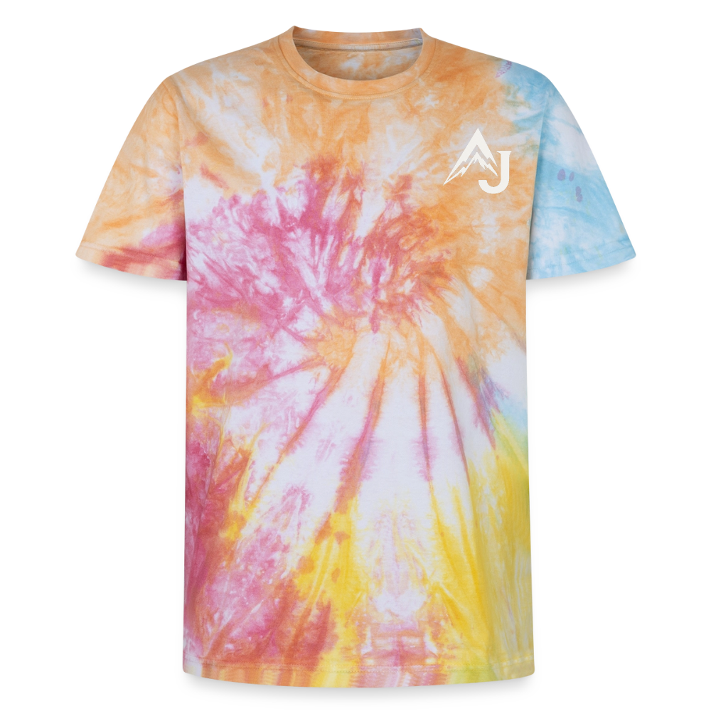 Premium Tie-Dye T-Shirt - Rainbow Spiral