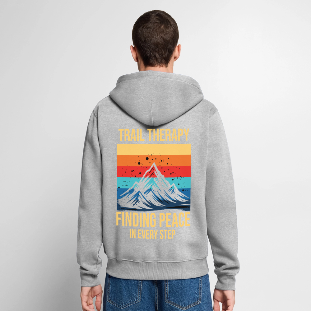 Premium Hooded Jacket - heather grey