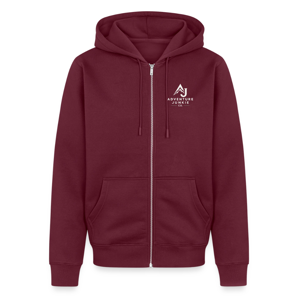 Premium Hooded Jacket - burgundy