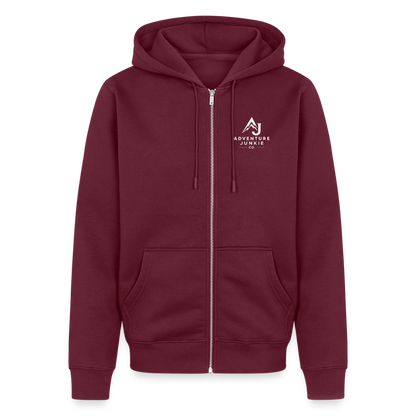 Premium Hooded Jacket - burgundy