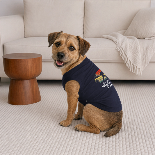 Premium  Dog T-Shirt - navy