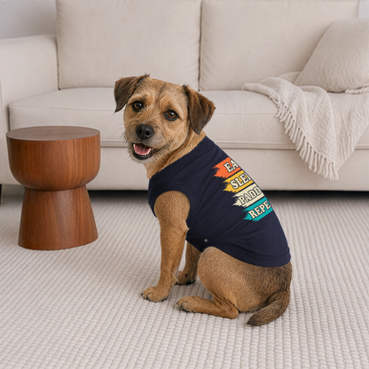Premium  Dog T-Shirt - navy