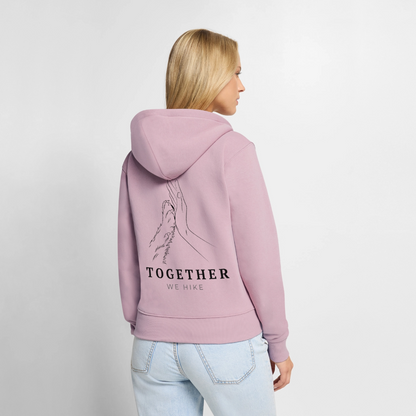 Women's Premium Hooded Jacket - dusky pink