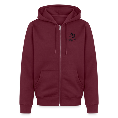 Premium Hooded Jacket - burgundy