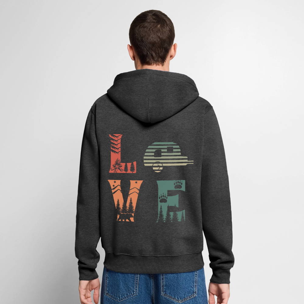 Premium Hooded Jacket - heather anthracite