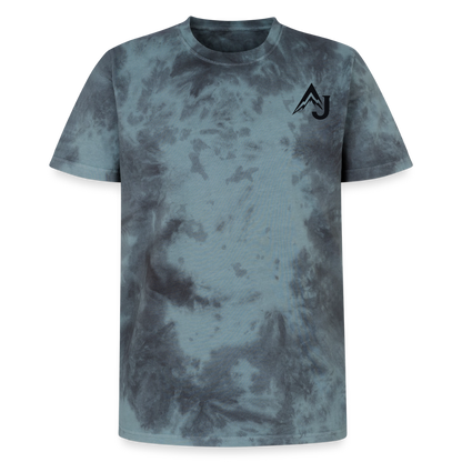 Premium Tie-Dye T-Shirt - Black/Blue