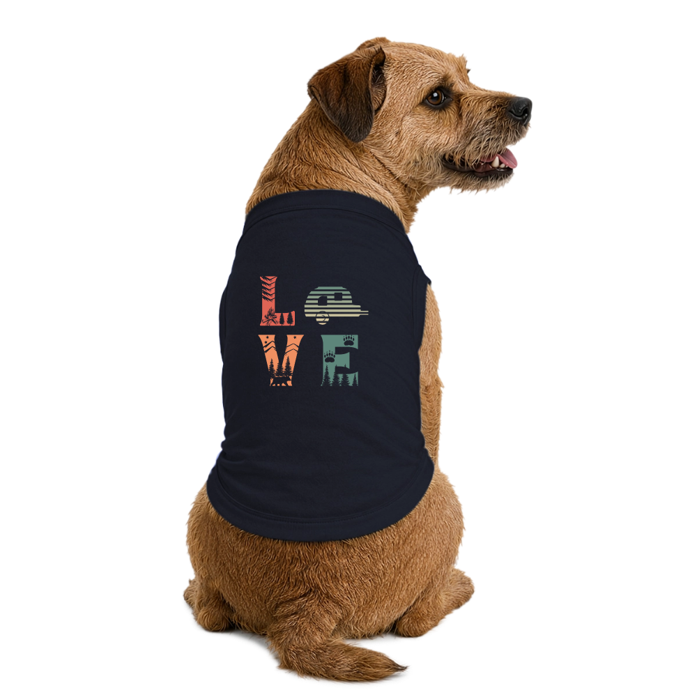 Premium  Dog T-Shirt - navy